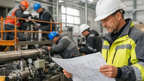 Externes Fachkräfteteam arbeitet an einem klar definierten Projektabschnitt