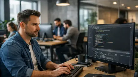 IT-Spezialisten bei einem befristeten Projekteinsatz im Unternehmen