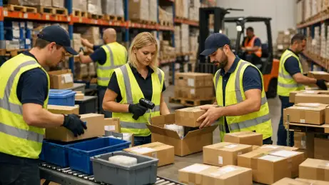 Fachkräfte aus Polen im strukturierten Einsatz für Logistik und Lager