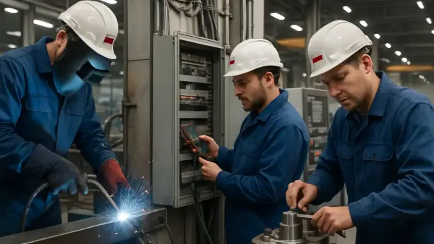 Mitarbeiter fur Industrie Technik und Montage