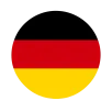 Deutsche Flagge im Kreis