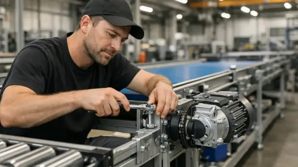 Industriemonteur aus der Ukraine bei der Anlagenmontage